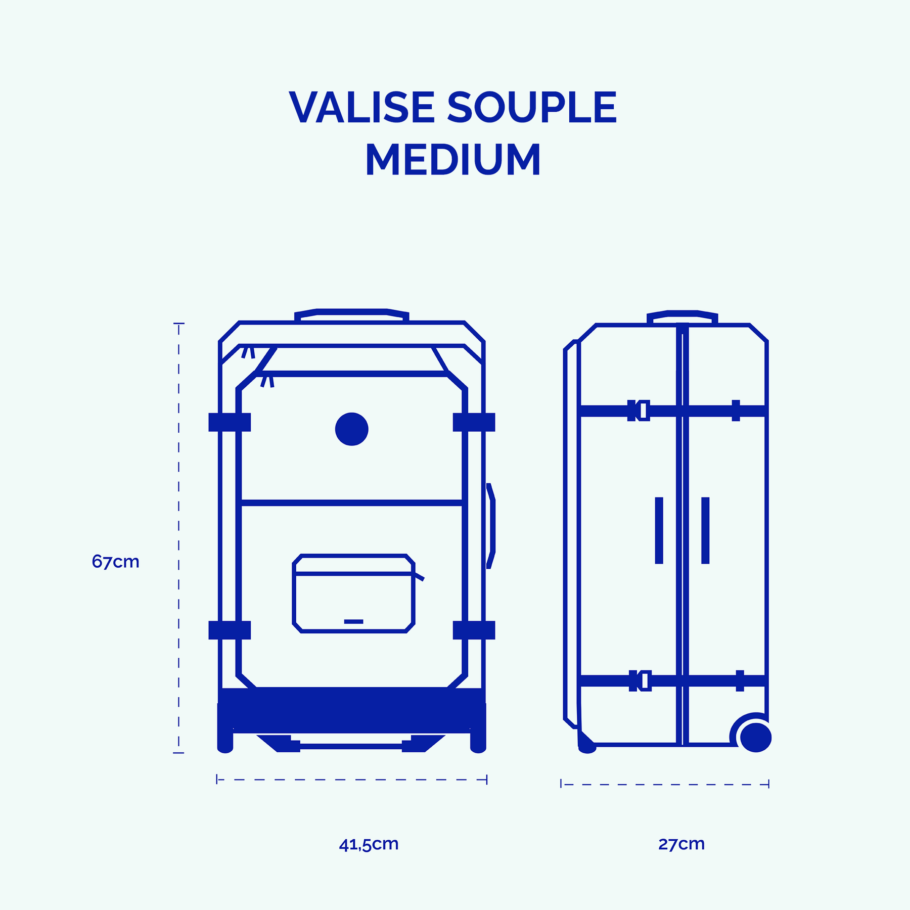 Set de 2 valises Berlin - Cabaia - 