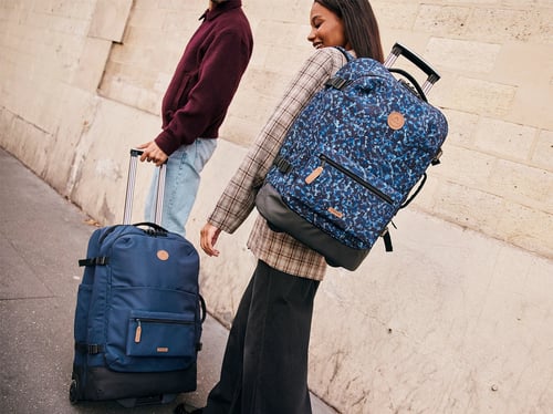 La valise souple qui se transforme en sac à dos. - Cabaia