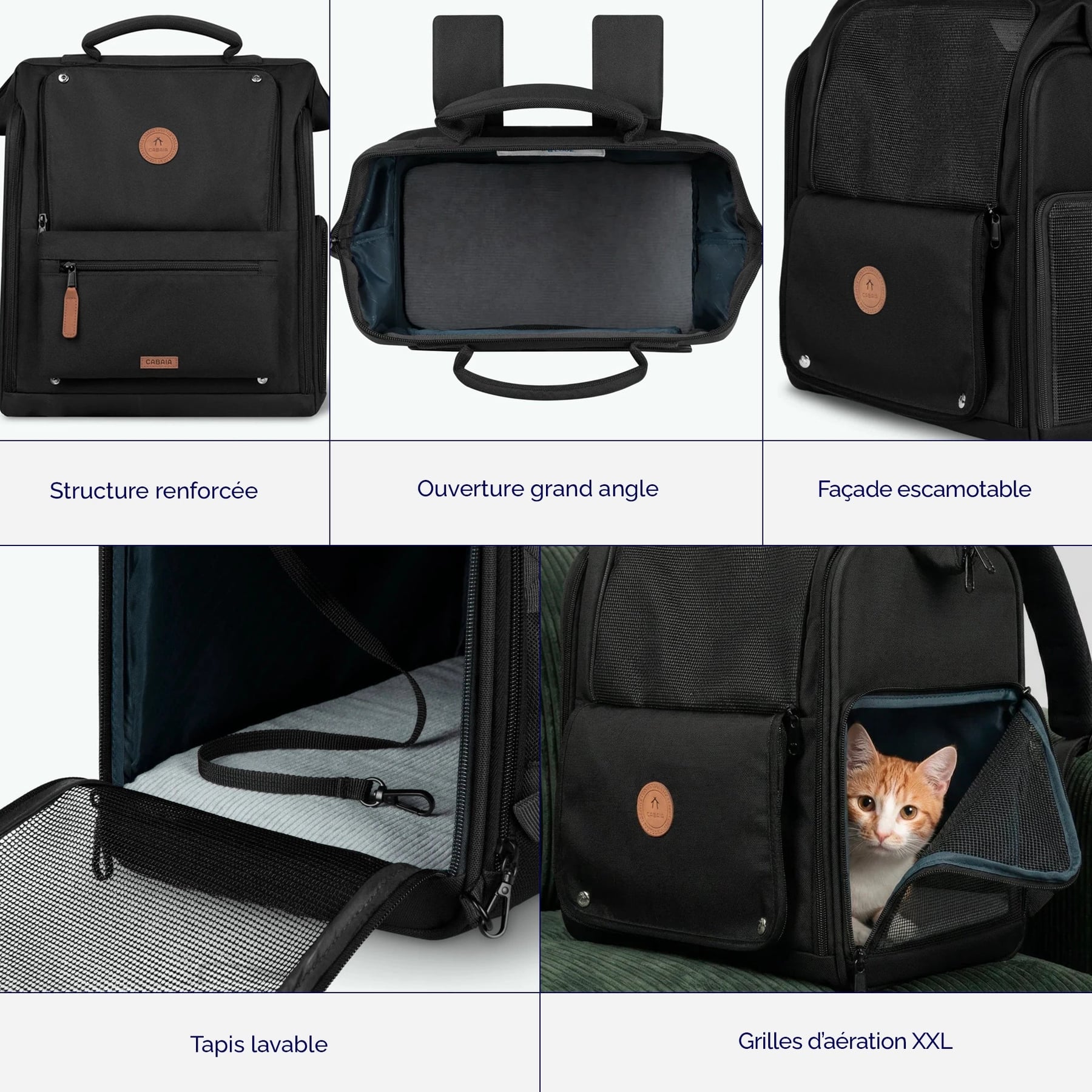 Sac à dos Adventurer pour Animaux Nice - Cabaia - 